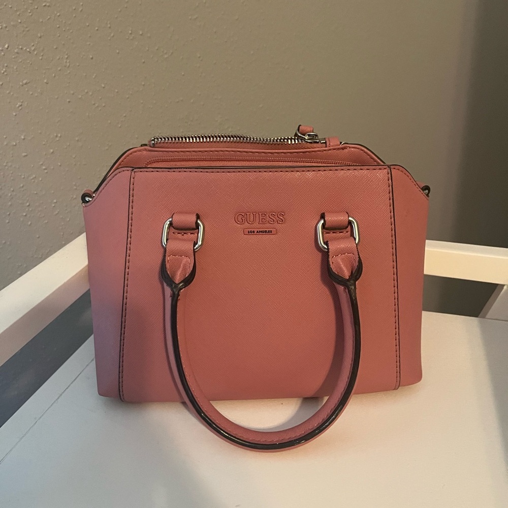 Guess Blush Pink Satchel Bag